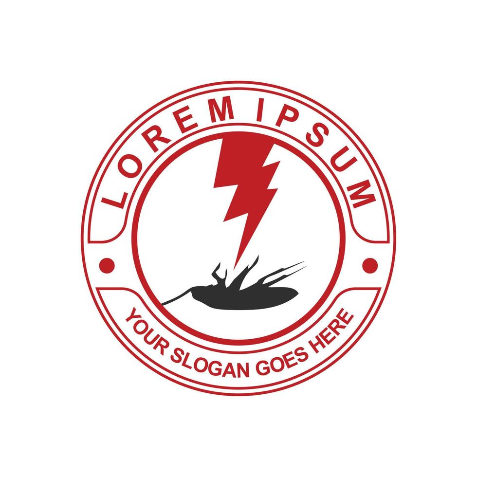 logotipo de control de plagas, logotipo de pesticidas vector