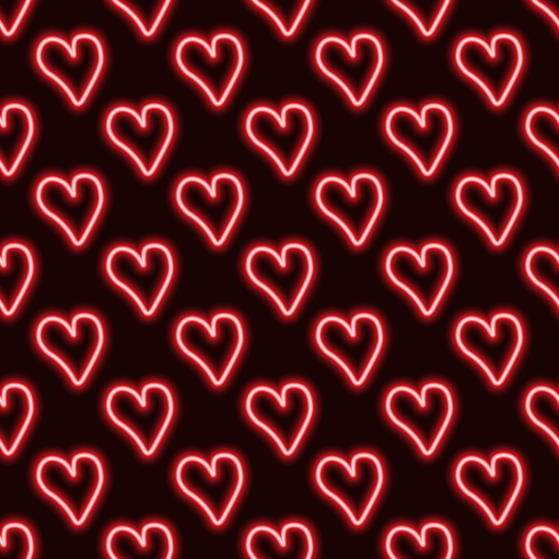 Free Photo  Background bokeh red hearts