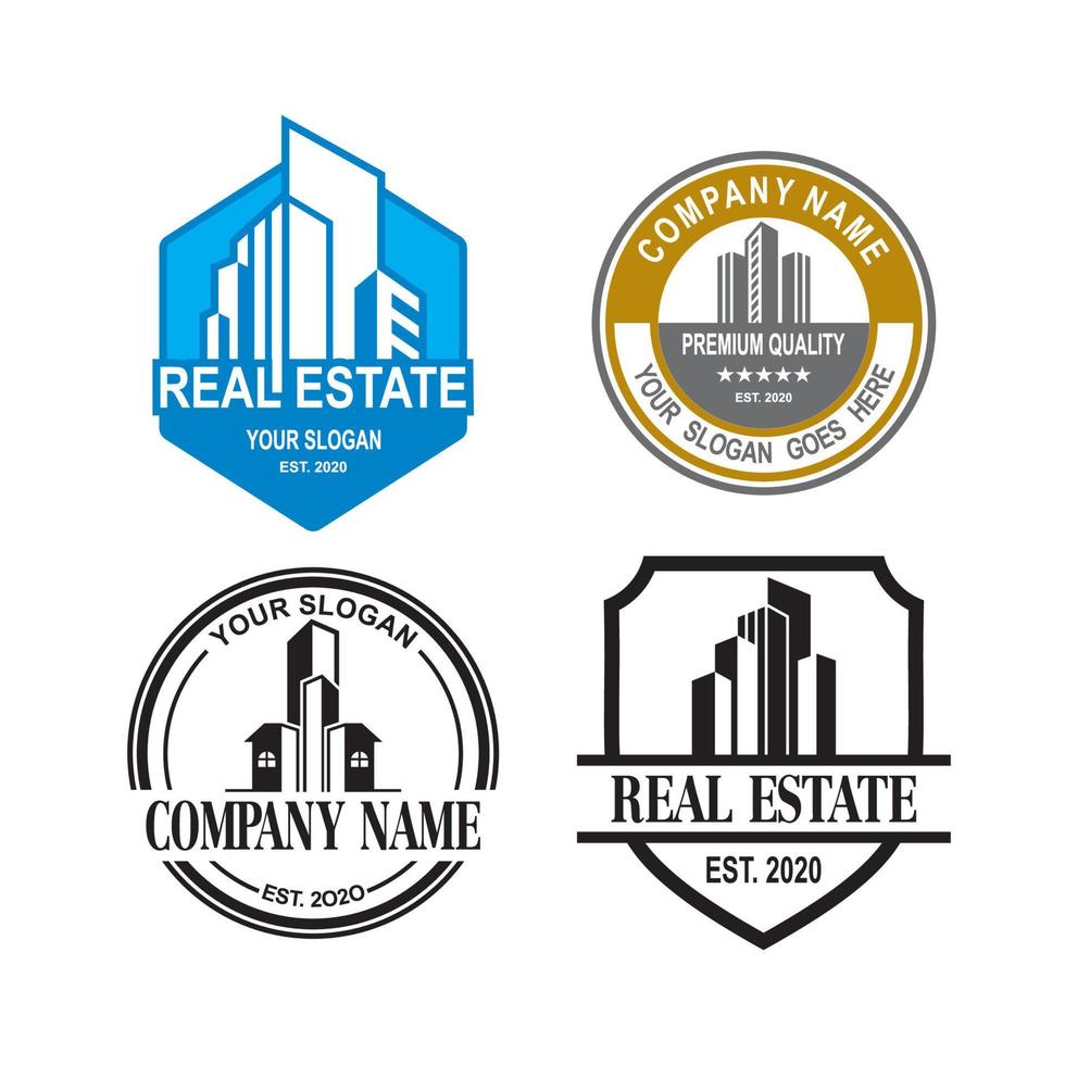 A Set Of Architecture Vector , A Set Of Real Estate Logo