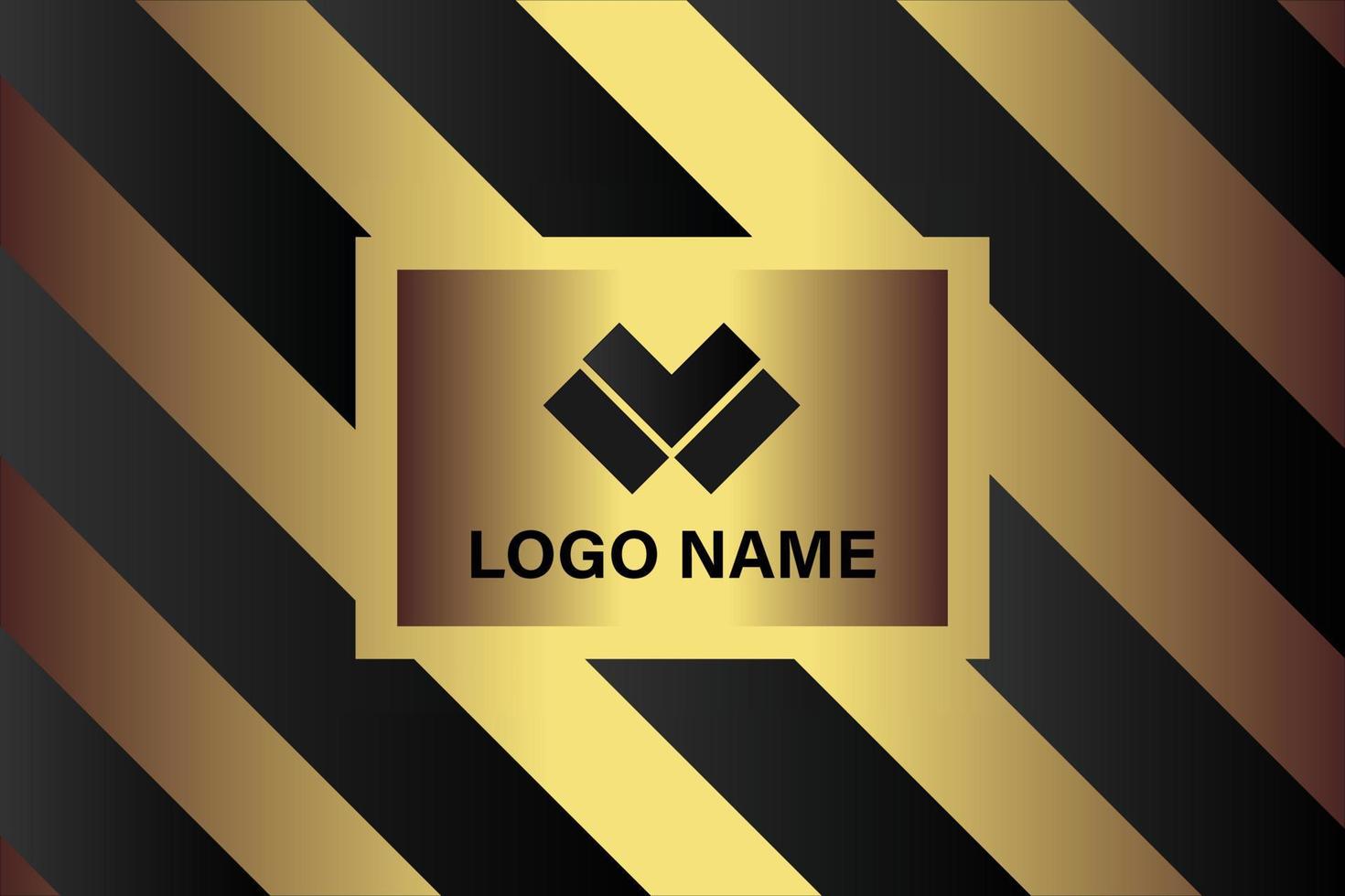 Creative black dark business card Template modern and Clean design vector