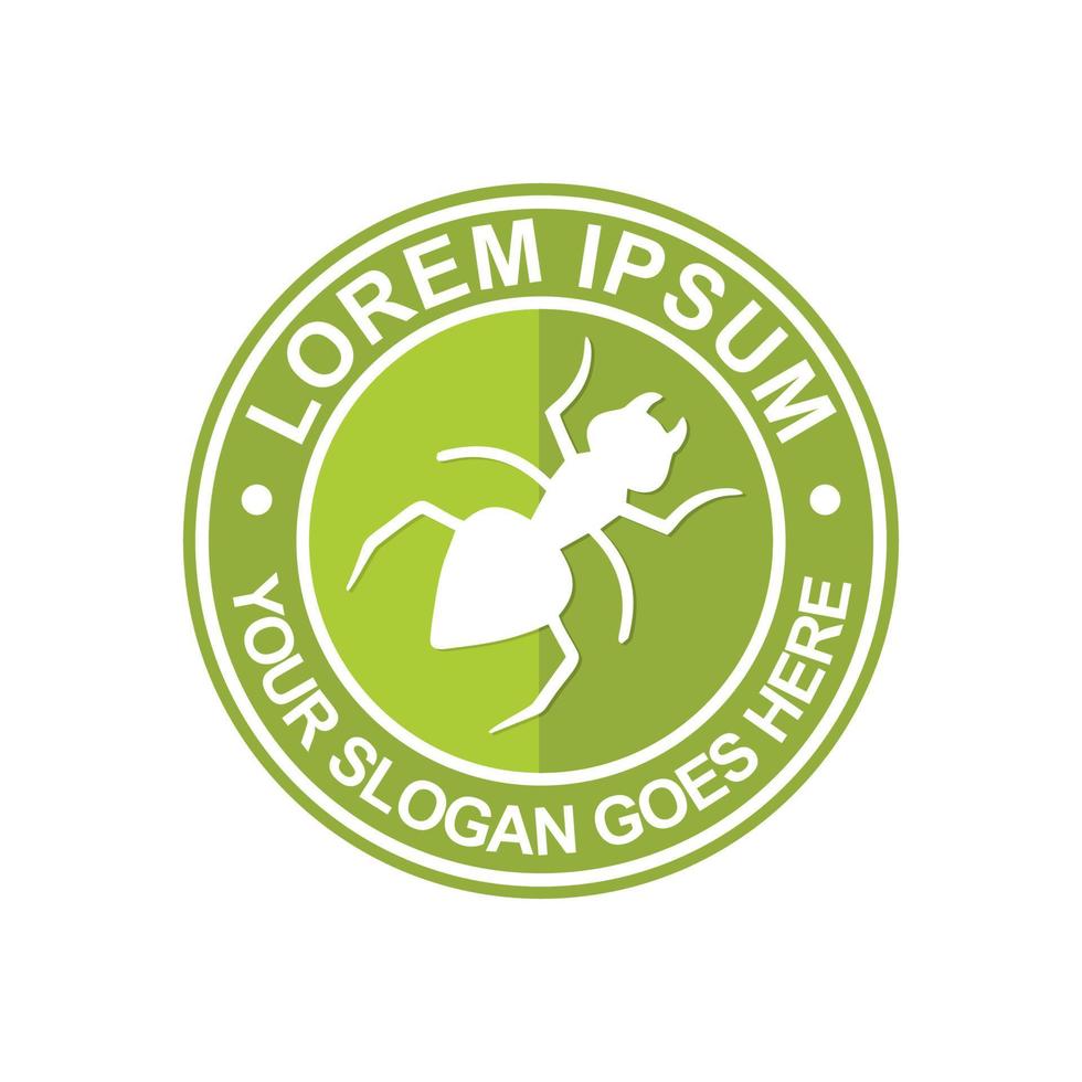 pest control logo , insecticide logo vector