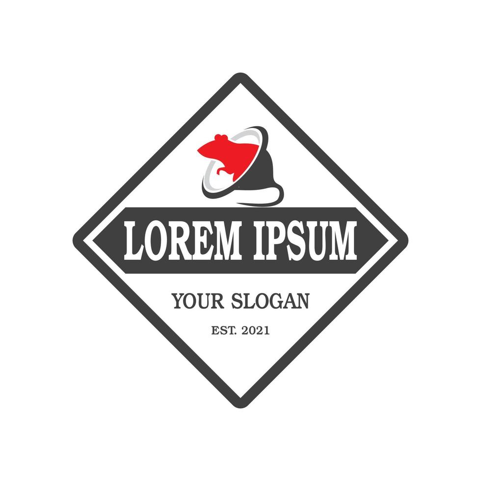 rat killer logo , poison logo vector