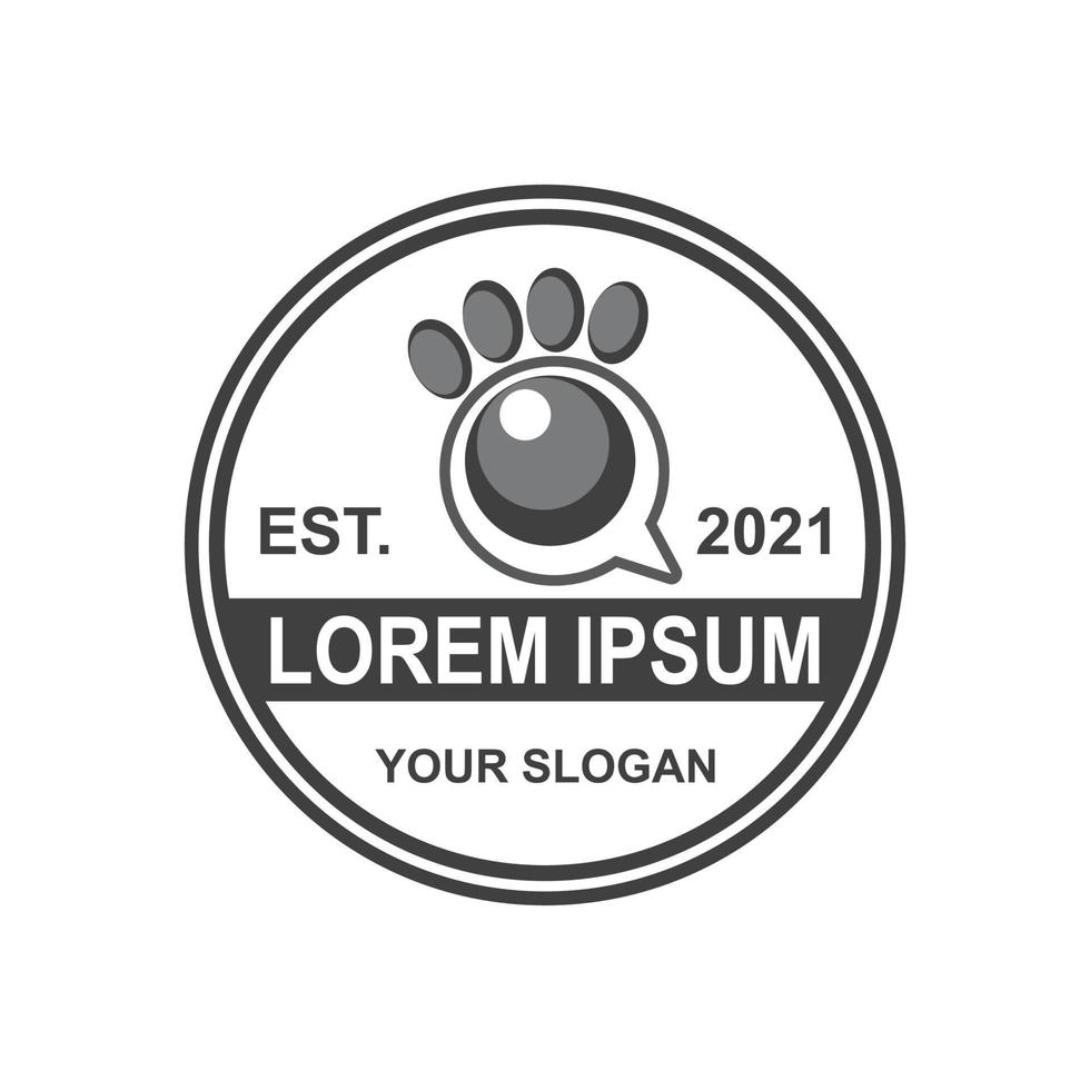 pets care logo , veterinary logo vector