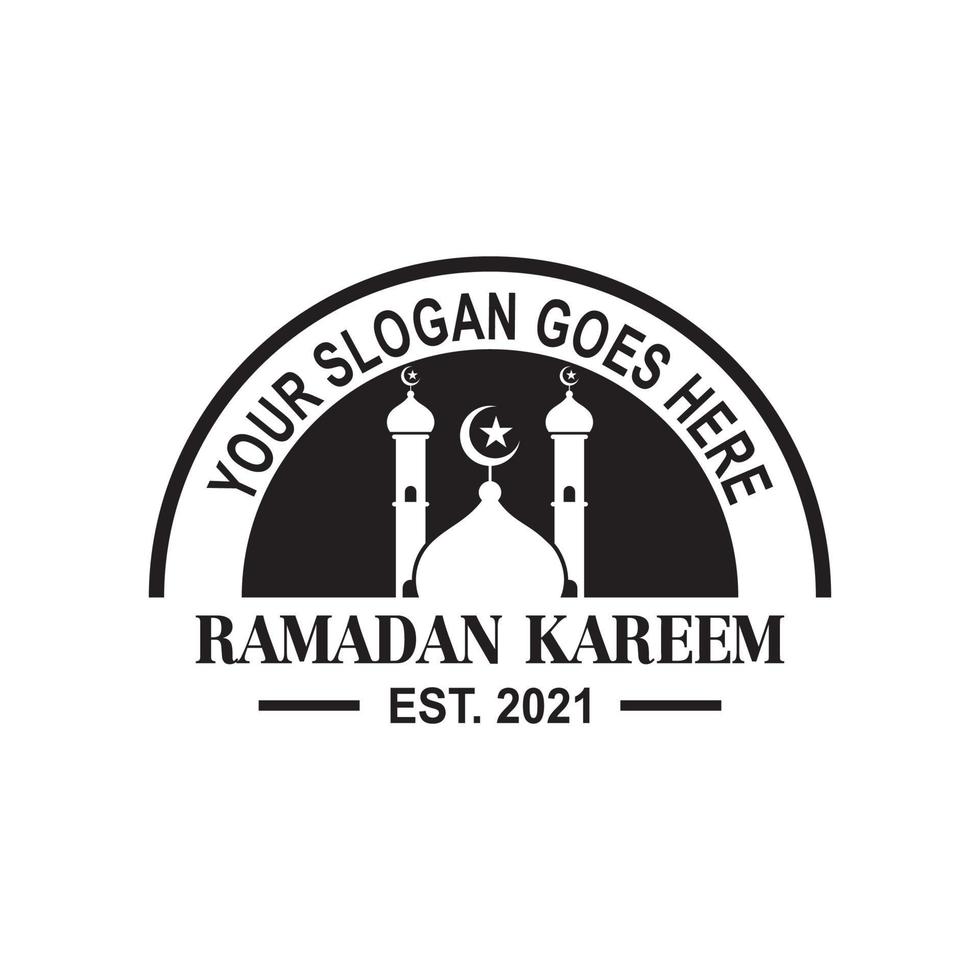 mosque vector , ramadan logo vector