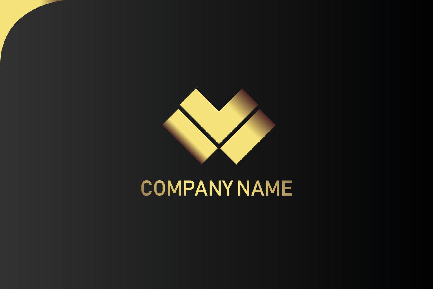 Creative black dark business card Template modern and Clean design vector