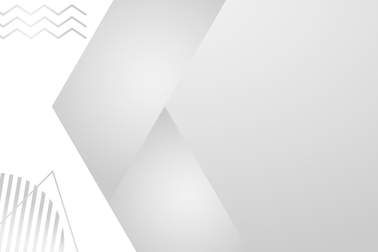 White and gray background texture with modern design vector
