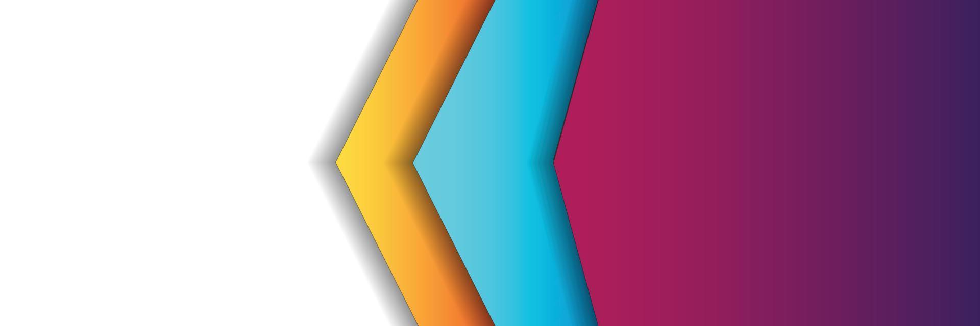 set banner background template with modern shape free vector art