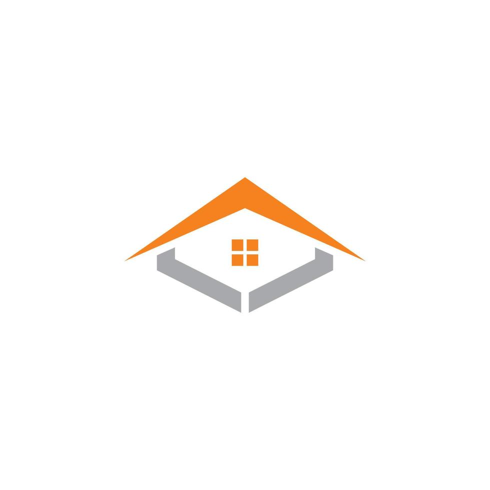 logotipo inmobiliario, logotipo de construcción de edificios vector