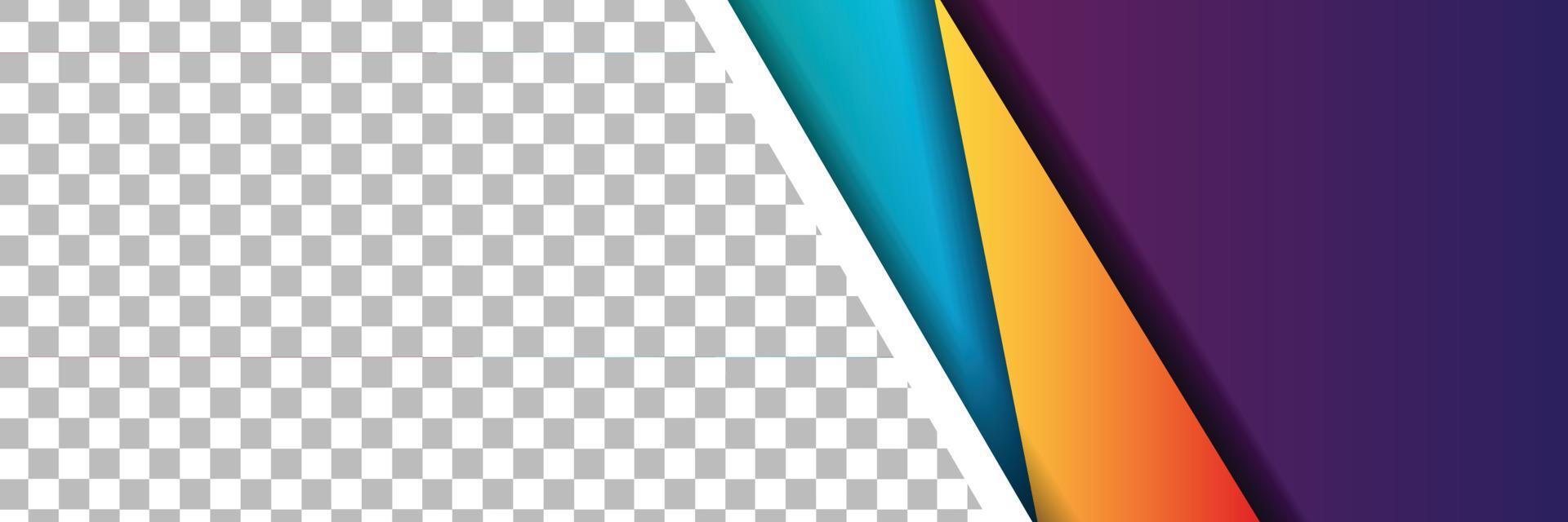 set banner background template with modern shape free vector art
