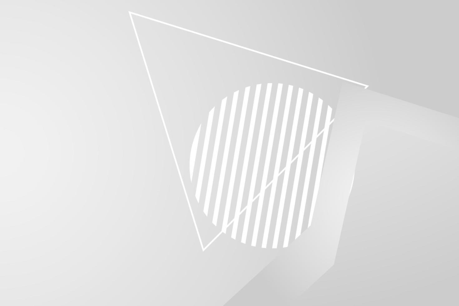 White and gray background texture with modern design vector
