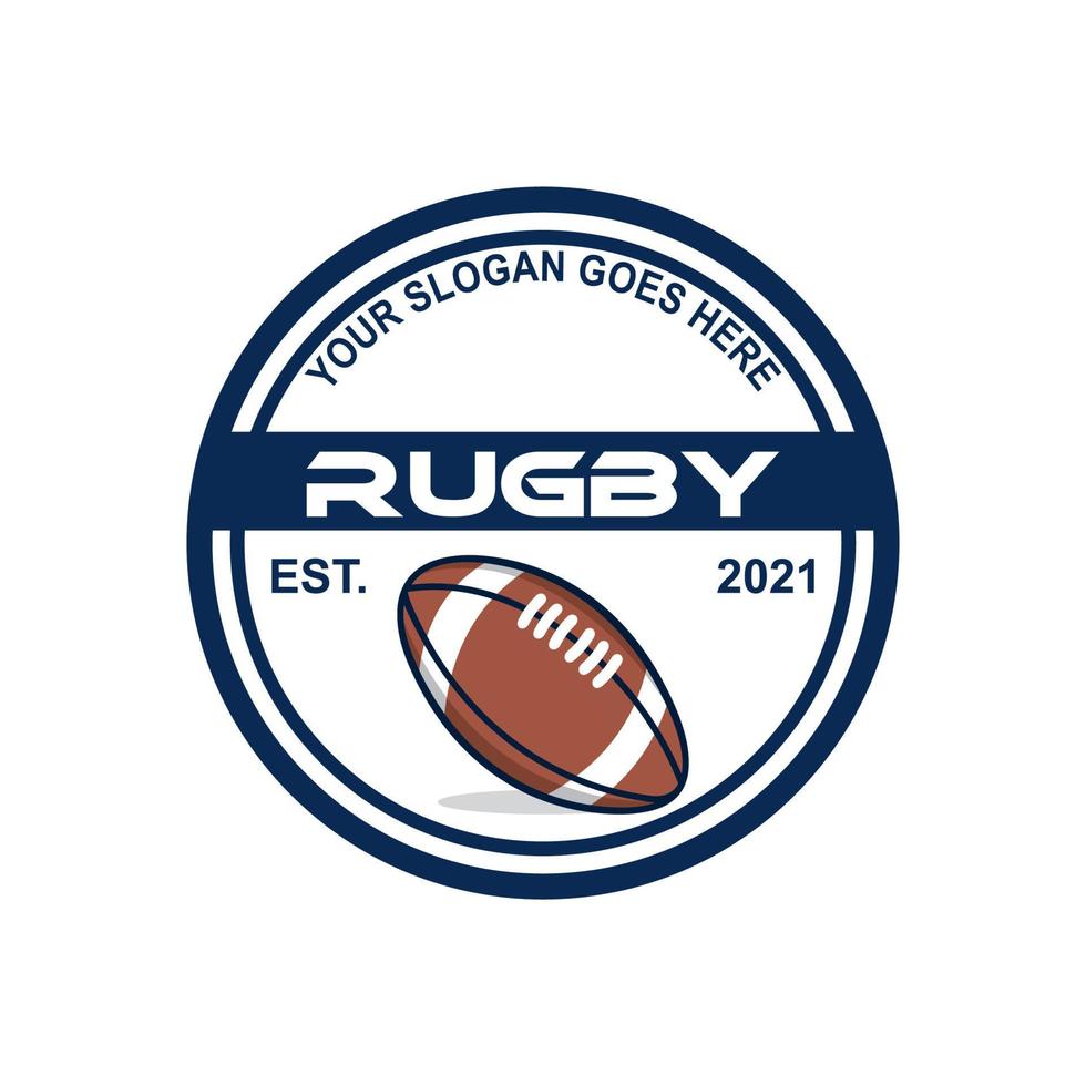 logotipo de rugby, vector de logotipo deportivo