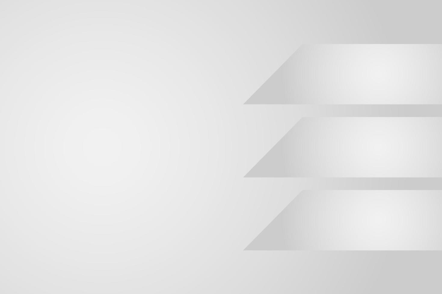 White and gray background texture with modern design vector