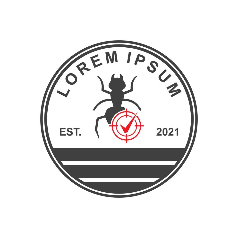 pest control logo , insecticide logo vector