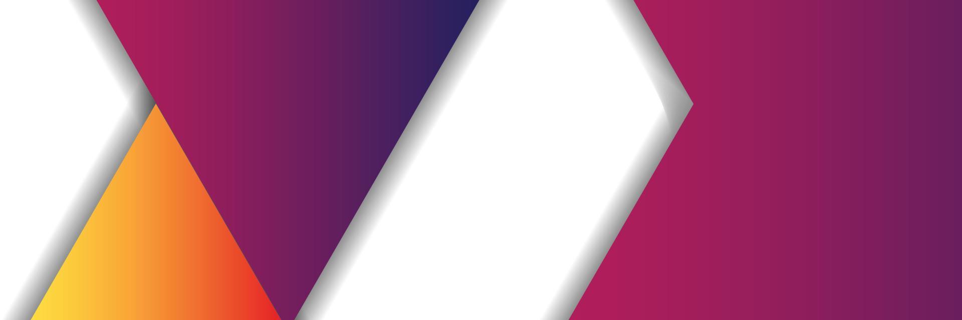 set banner background template with modern shape free vector art