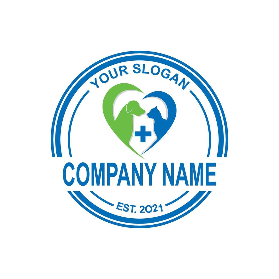pets care logo , veterinary logo vector