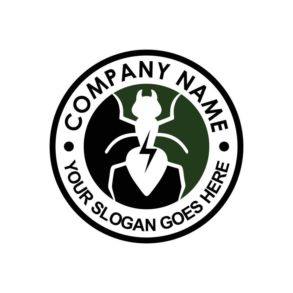 Pest Control Logo , Insecticide Logo vector