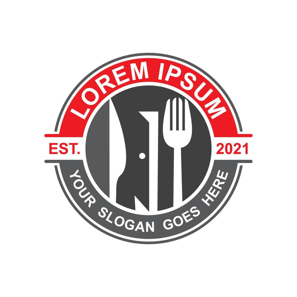 logotipo de restaurante, vector de logotipo de comida