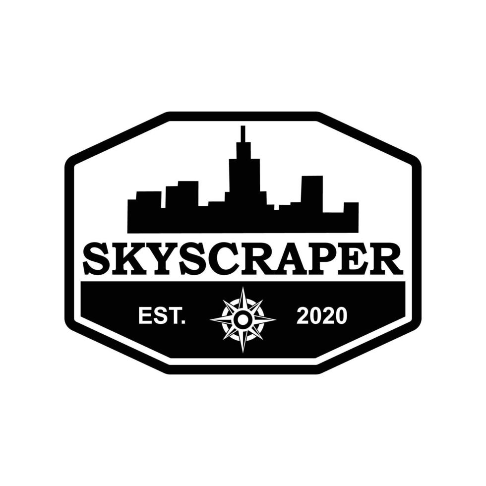 Skyscraper Of America Vector , Architecture Logo