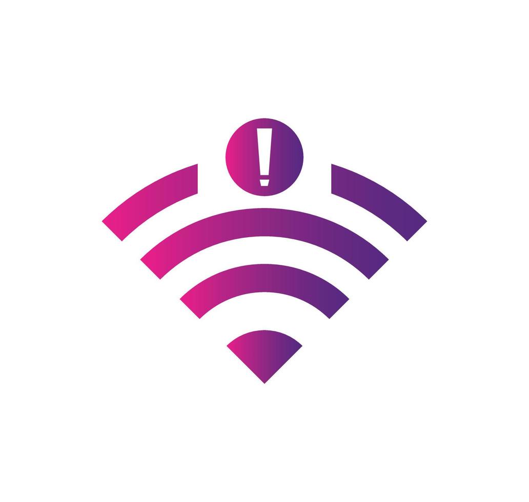 no wi-fi connection icon, no Wifi wireless icon vector