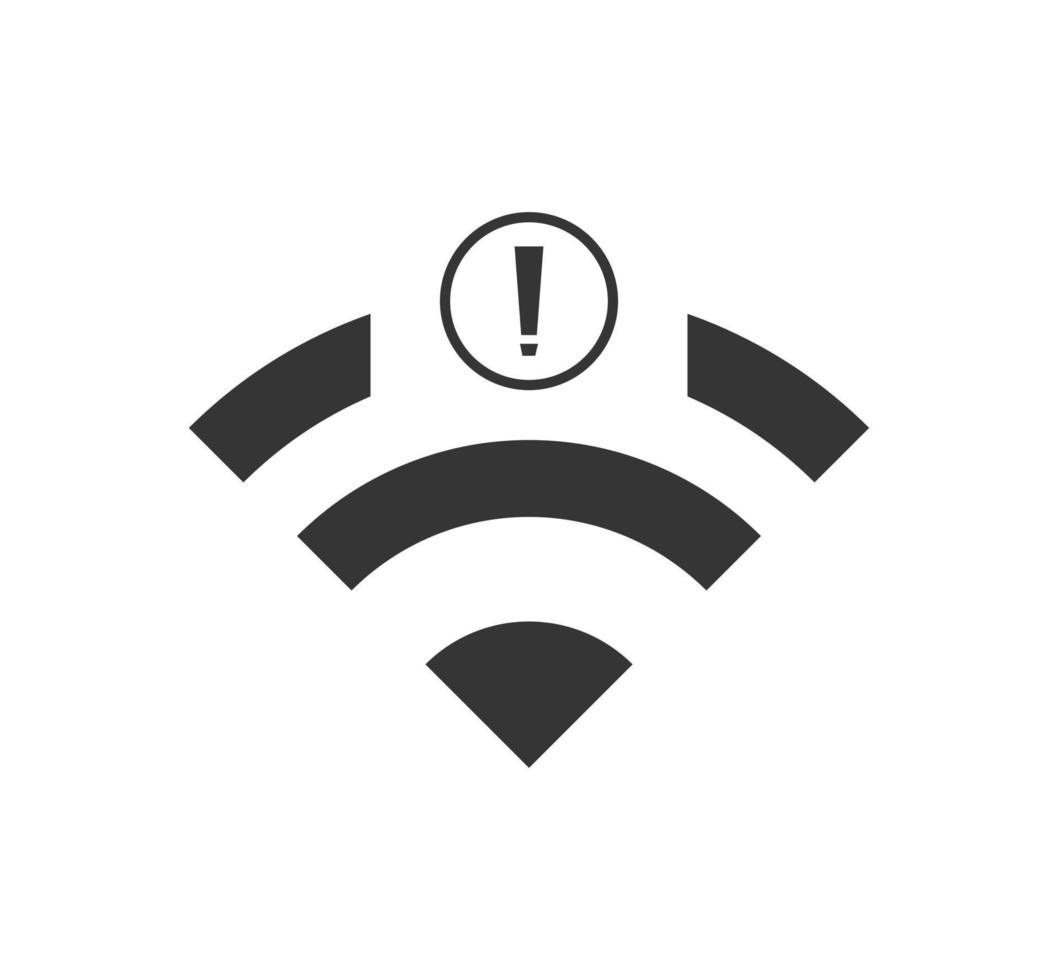no wi-fi connection icon, no Wifi wireless icon vector