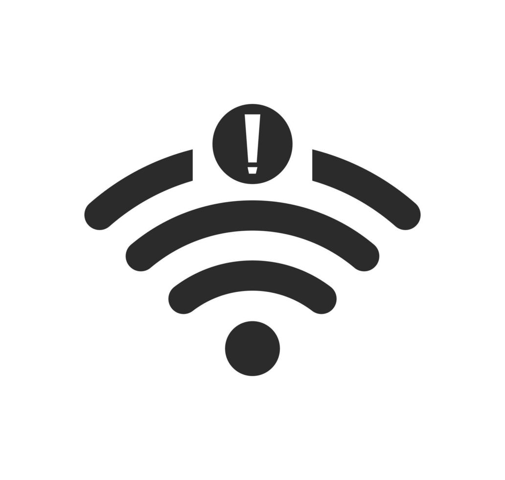 no wi-fi connection icon, no Wifi wireless icon vector