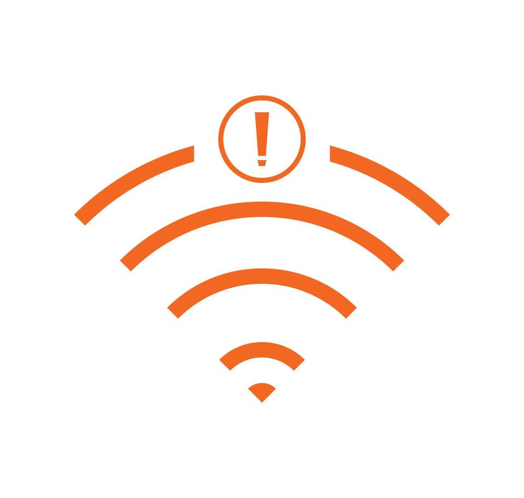 no wi-fi connection icon, no Wifi wireless icon vector