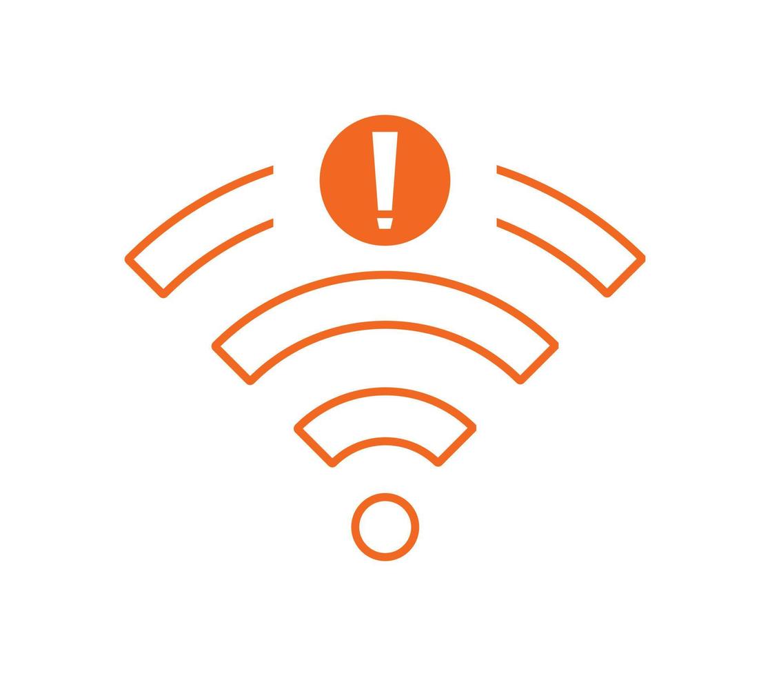no wi-fi connection icon, no Wifi wireless icon vector