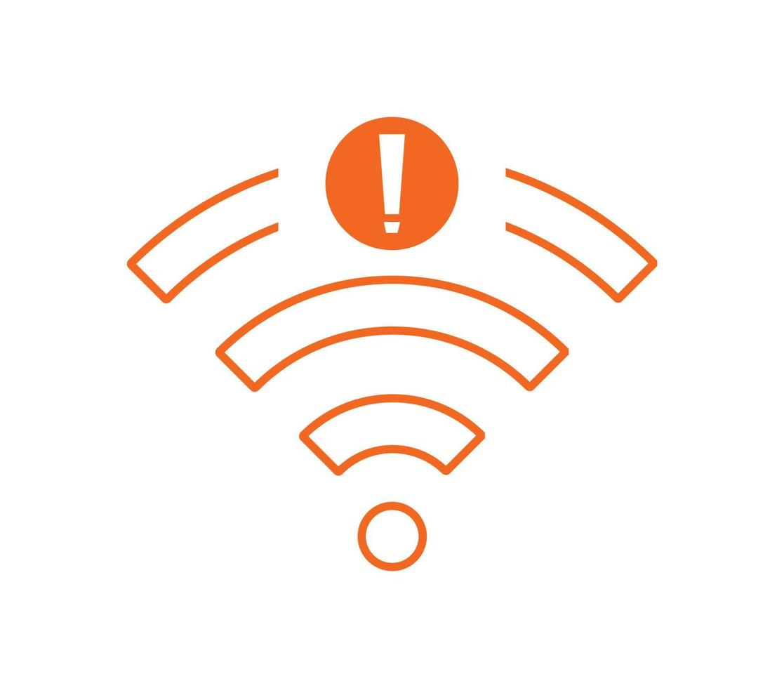 no wi-fi connection icon, no Wifi wireless icon vector