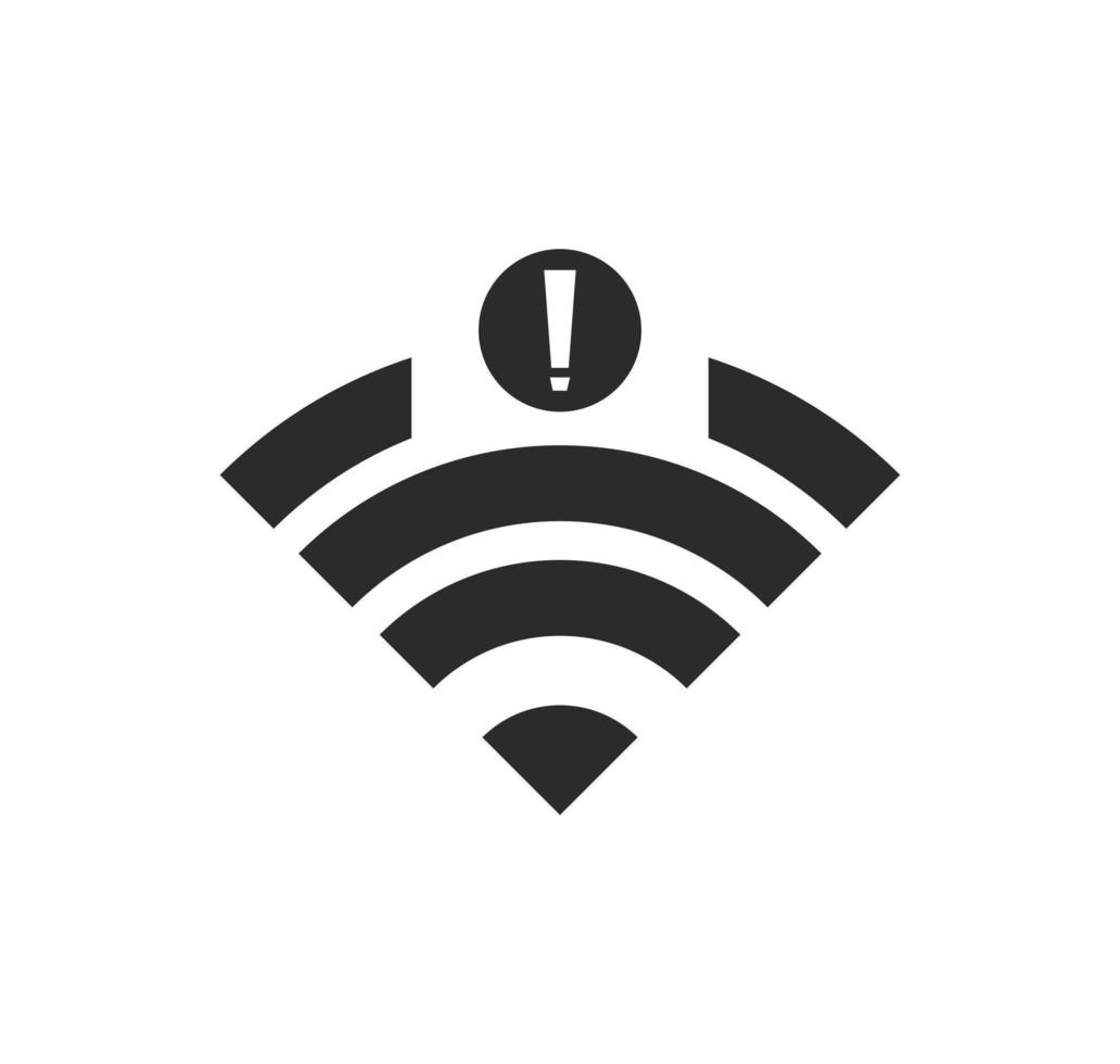 no wi-fi connection icon, no Wifi wireless icon vector