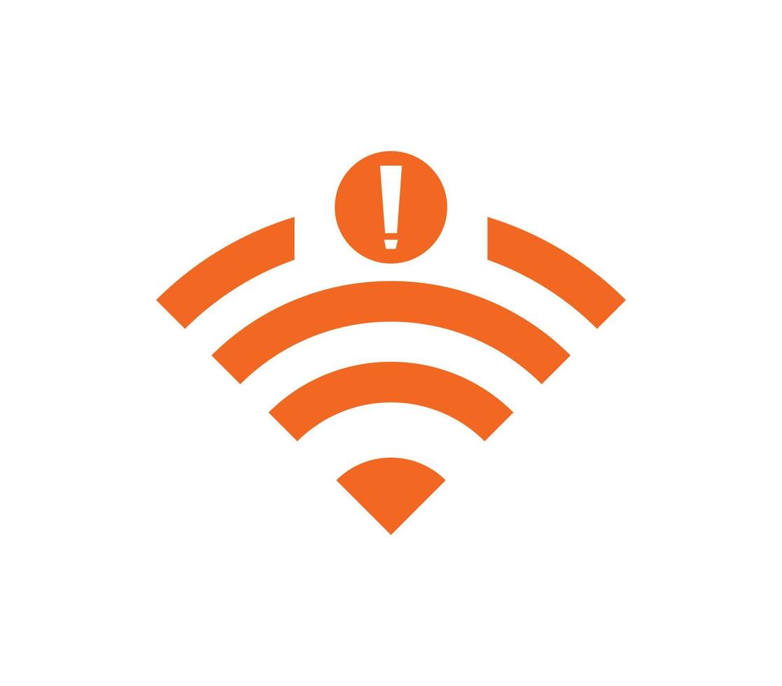 no wi-fi connection icon, no Wifi wireless icon vector