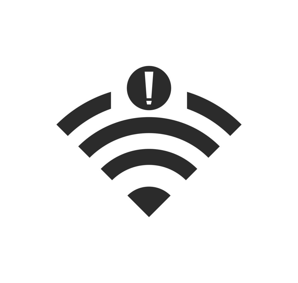 no wi-fi connection icon, no Wifi wireless icon vector