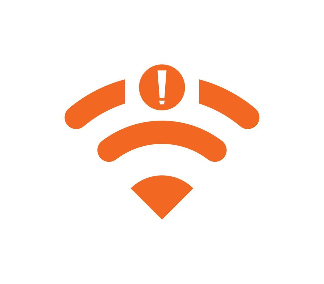 no wi-fi connection icon, no Wifi wireless icon vector