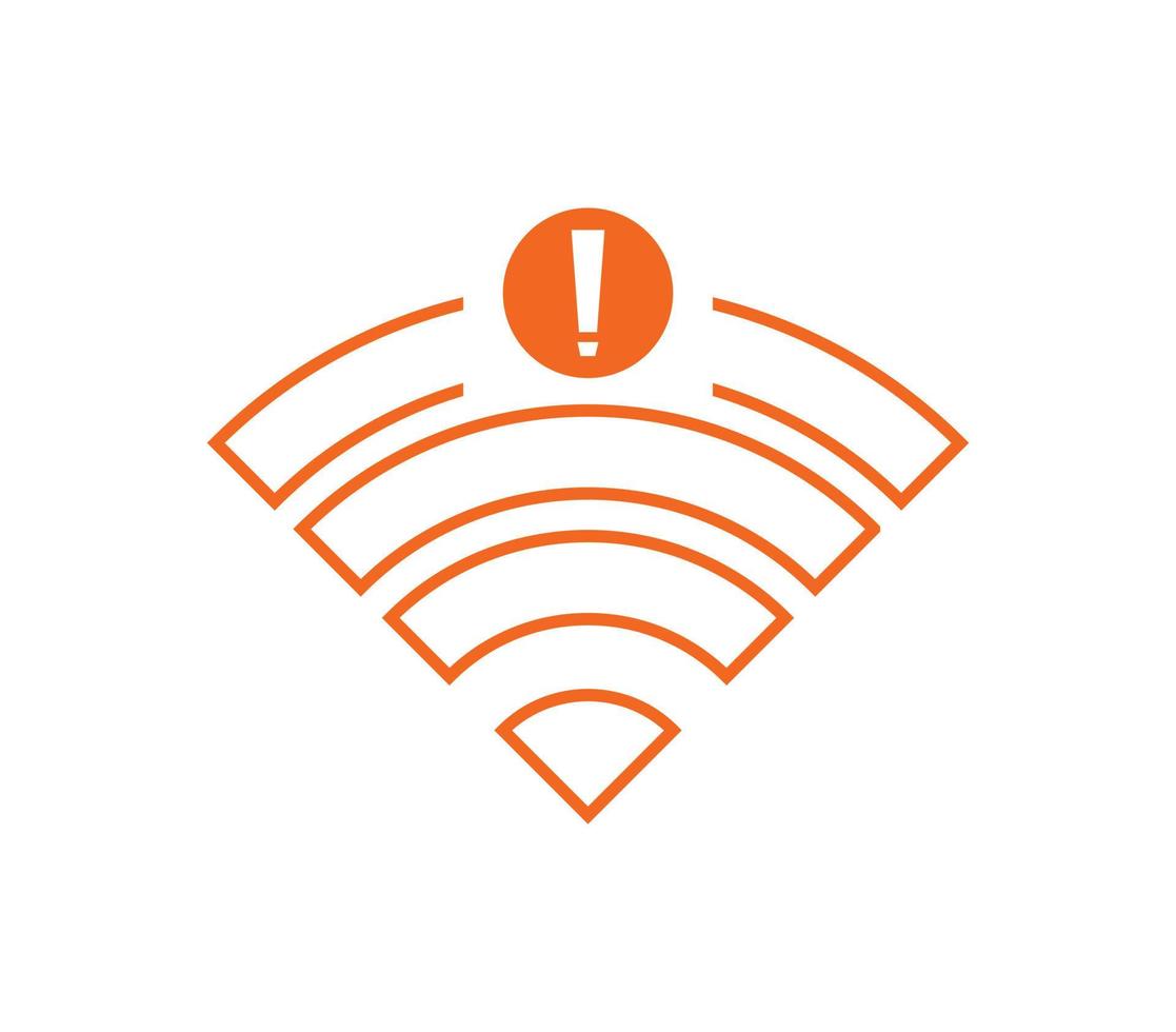 no wi-fi connection icon, no Wifi wireless icon vector