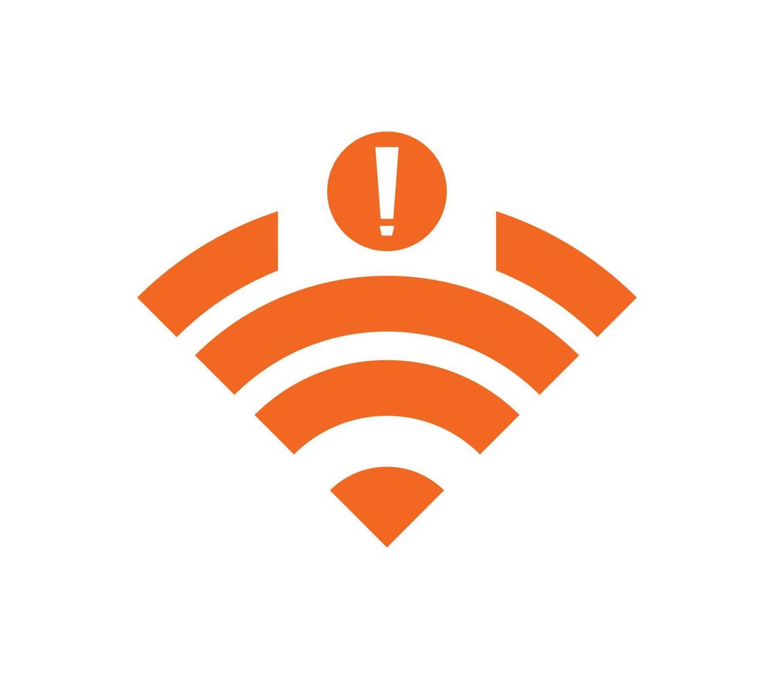 no wi-fi connection icon, no Wifi wireless icon vector