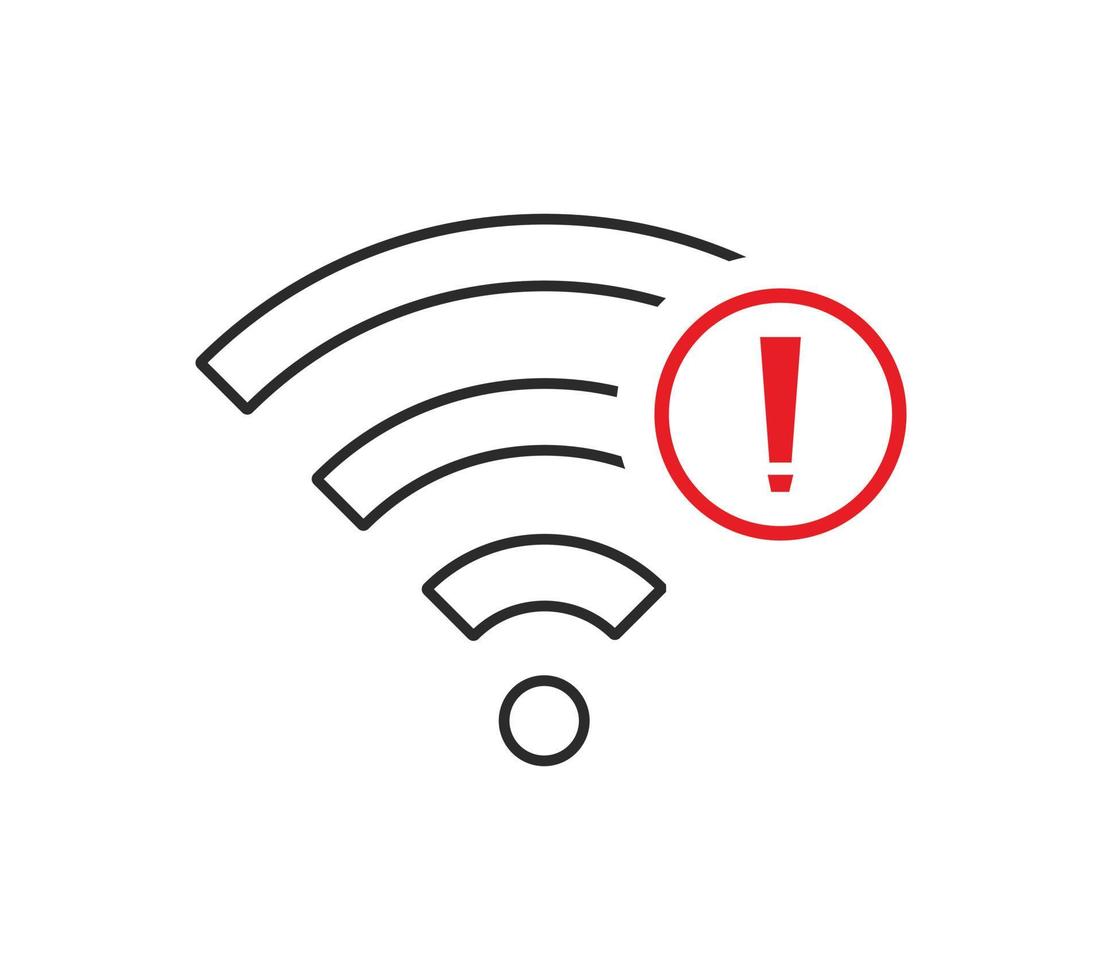No wireless connections, no wifi icon sign vector 5556622 Vector Art at Vecteezy