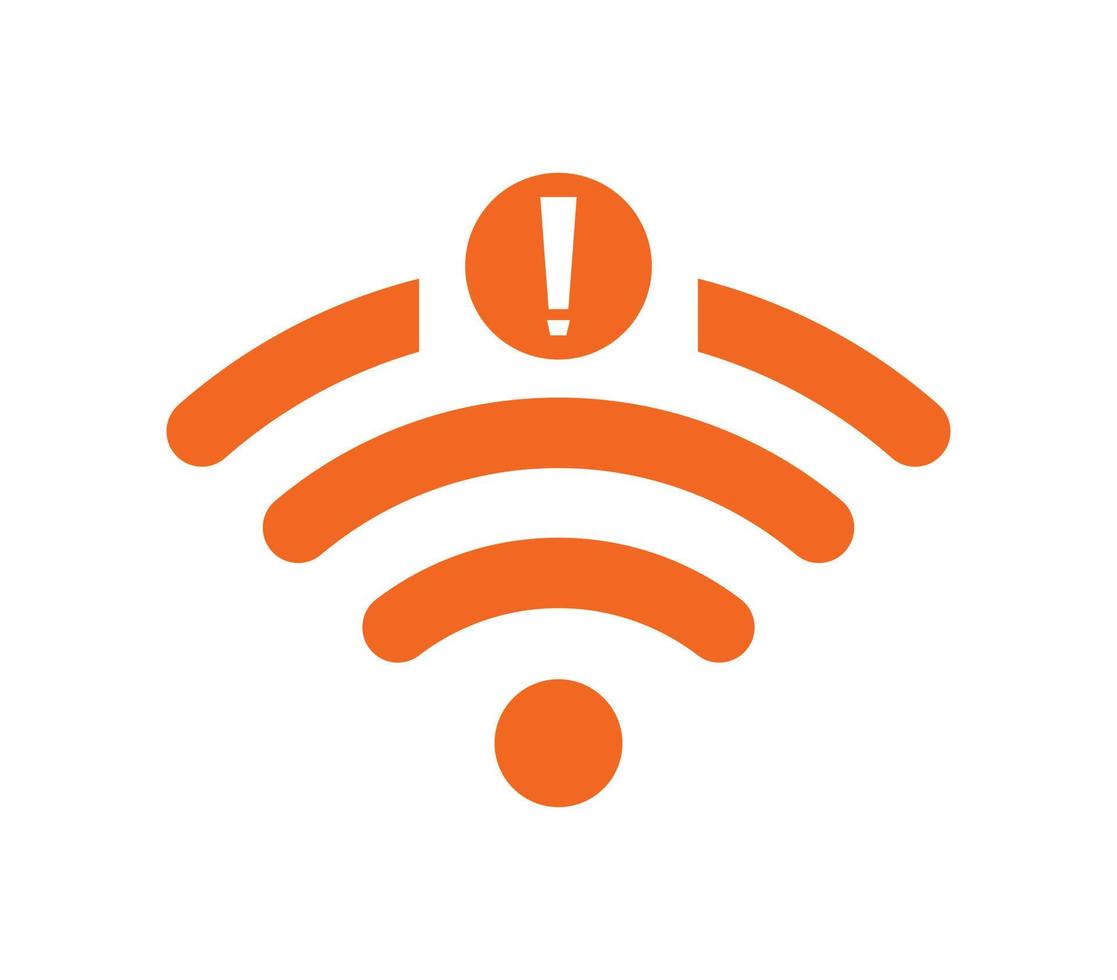 no wi-fi connection icon, no Wifi wireless icon vector