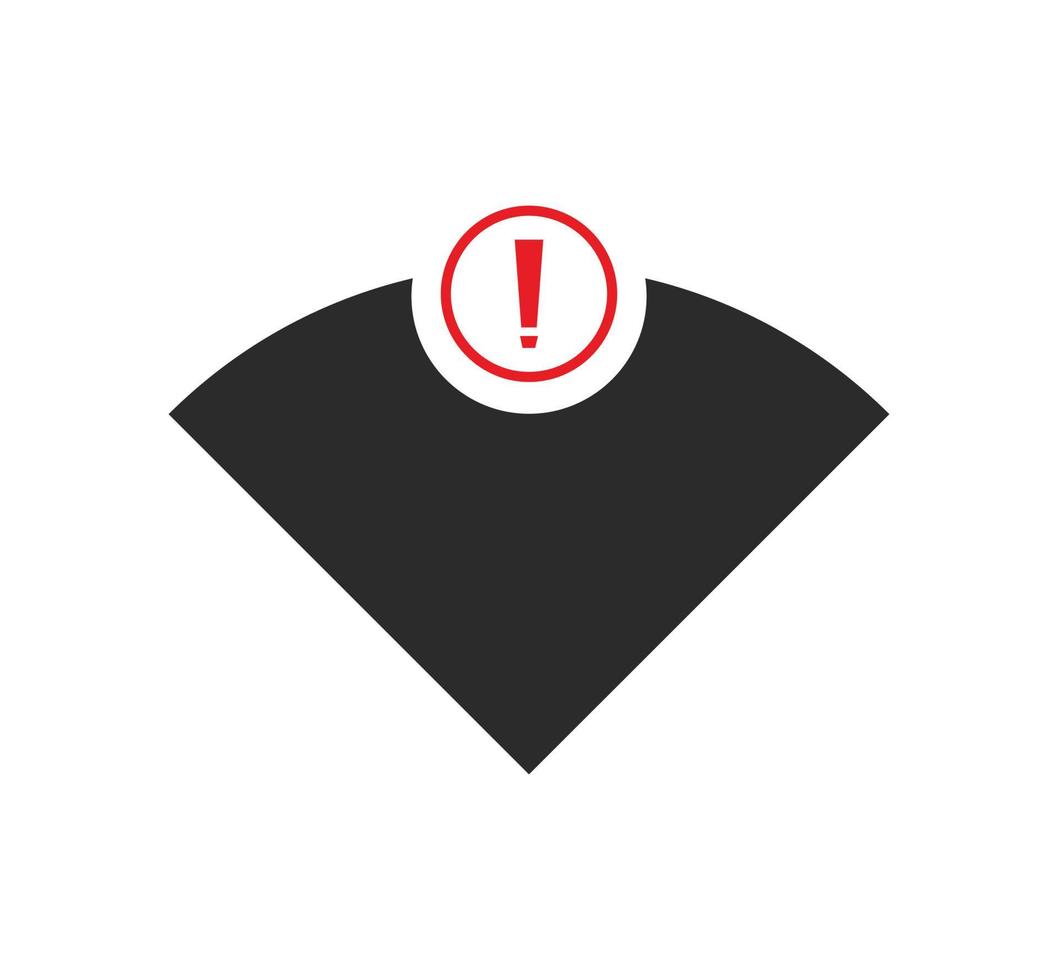 no wi-fi connection icon, no Wifi wireless icon vector