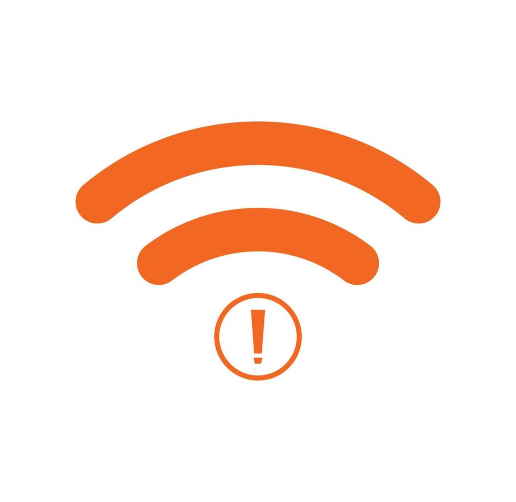 no wi-fi connection icon, no Wifi wireless icon vector
