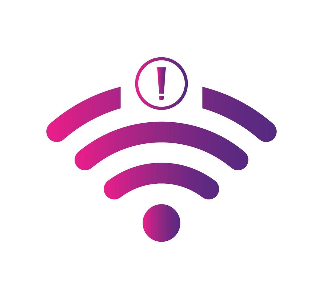 no wi-fi connection icon, no Wifi wireless icon vector