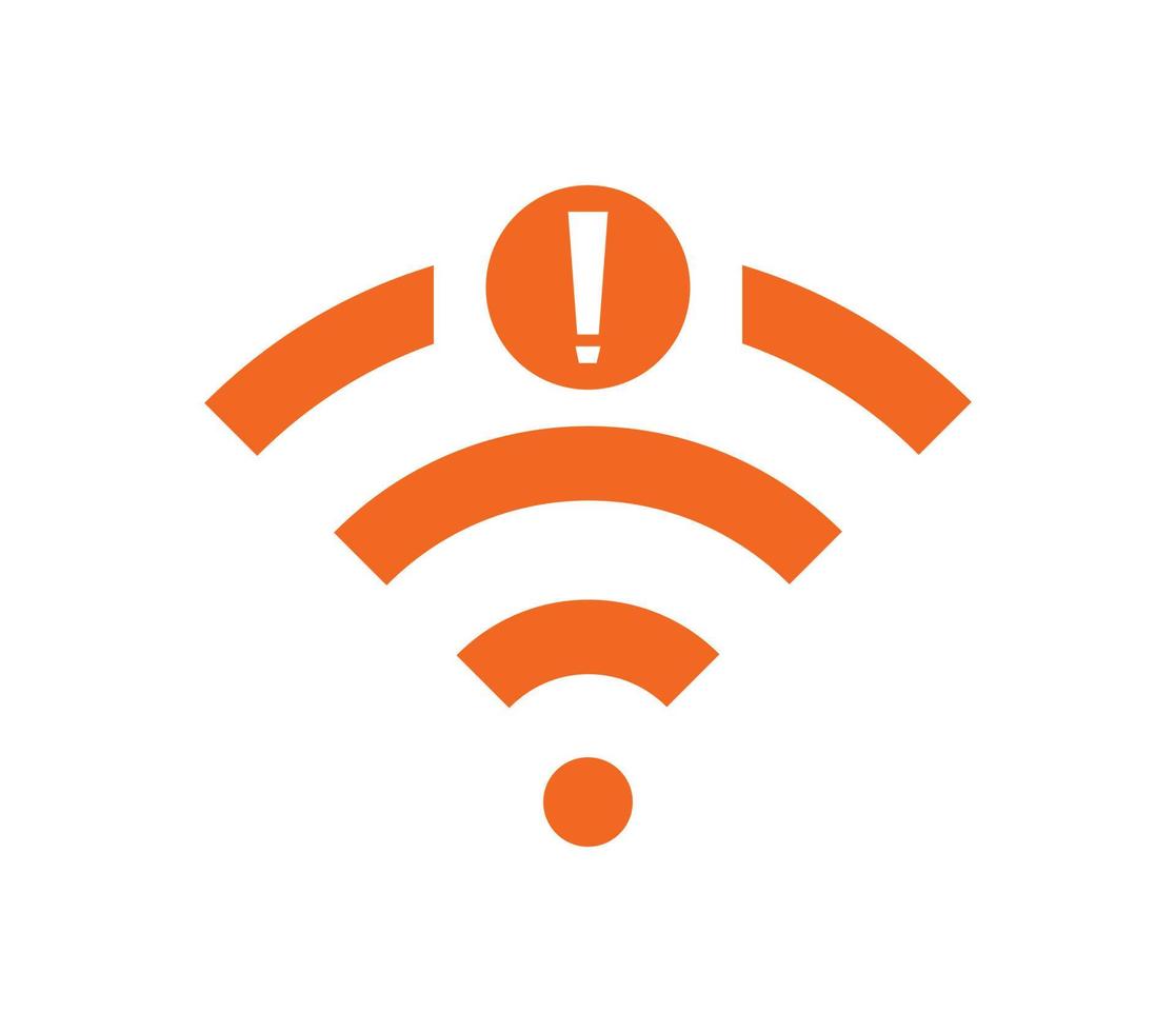 no wi-fi connection icon, no Wifi wireless icon vector