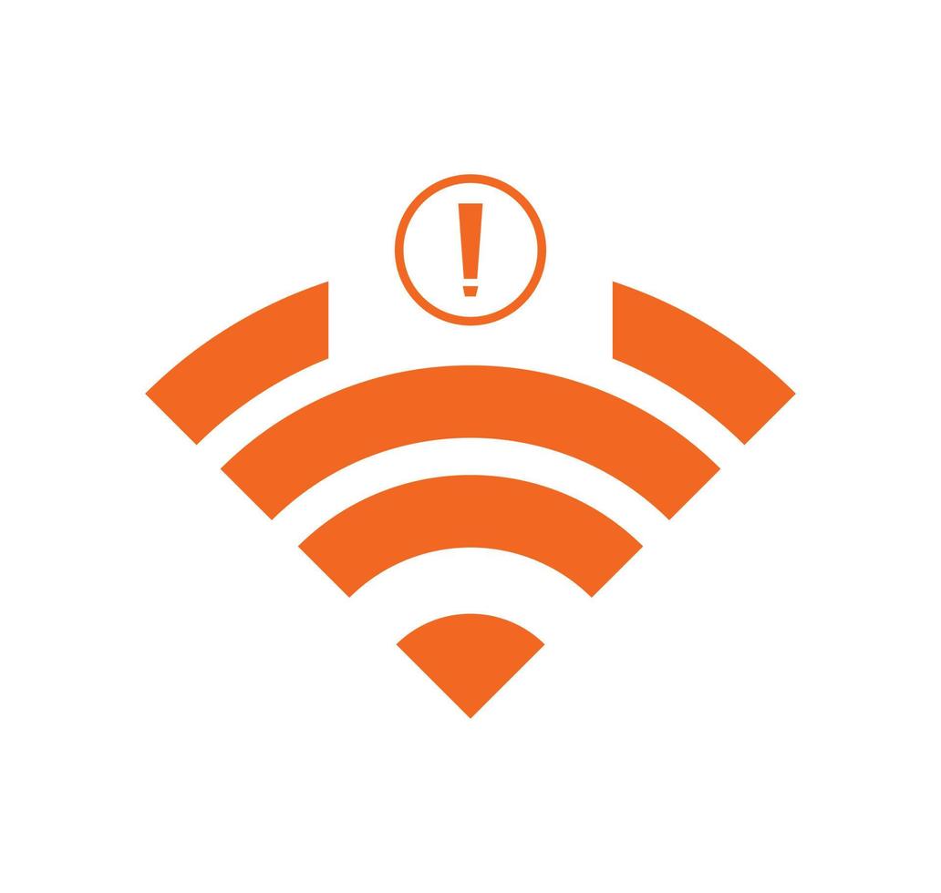 no wi-fi connection icon, no Wifi wireless icon vector