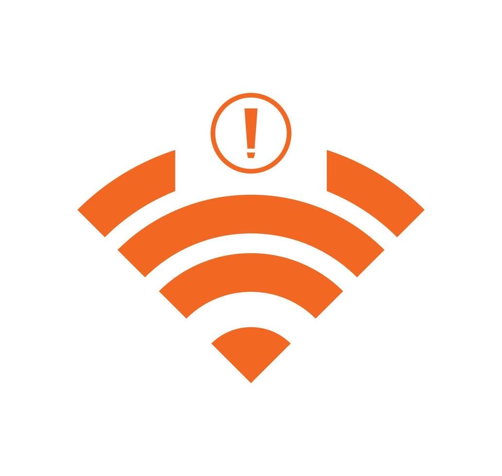 no wi-fi connection icon, no Wifi wireless icon vector