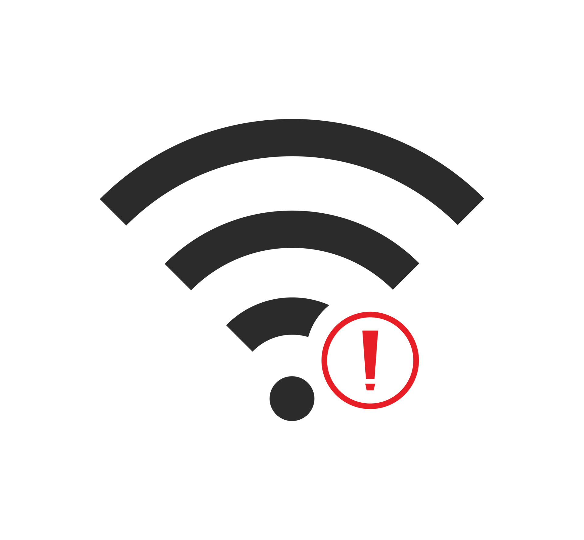 No wireless connections, no wifi icon sign vector 5556961 Vector Art at Vecteezy