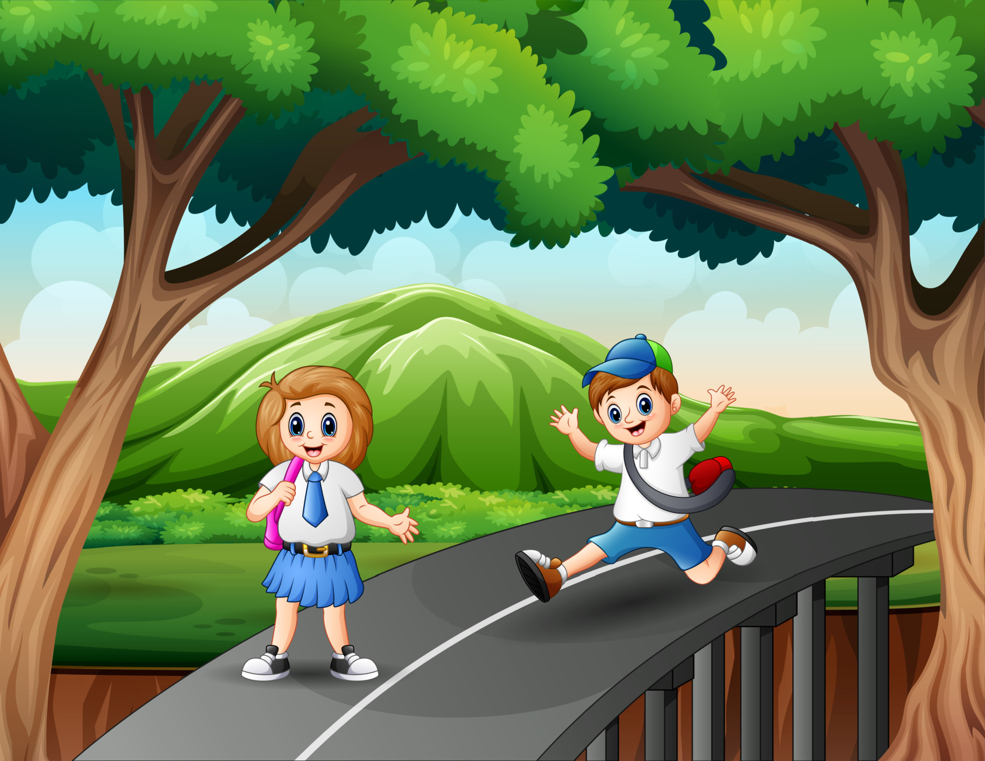Happy Boy And Girl Going Home After School 5557650 Vector Art At Vecteezy happy-boy-and-girl-going-home-after-school-5557650-vector-art-at-vecteezy