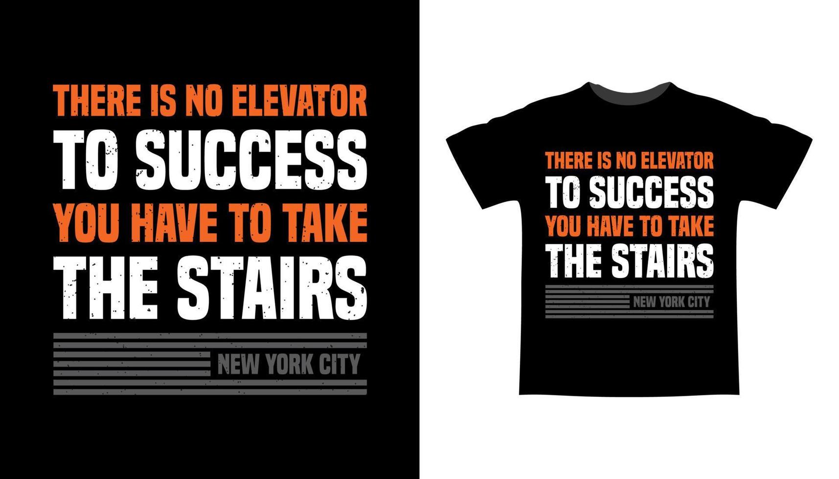 Motivational quote about success typography t-shirt design vector