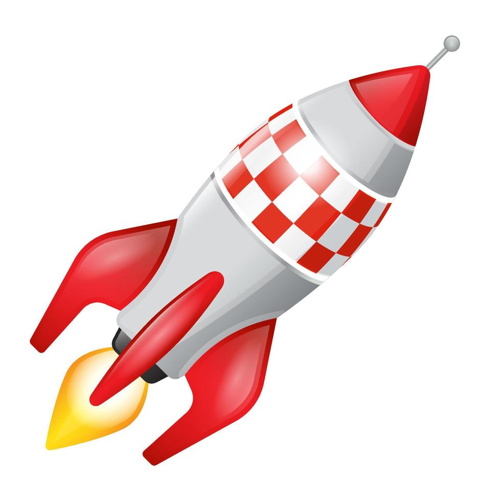 Rocket illustration vector