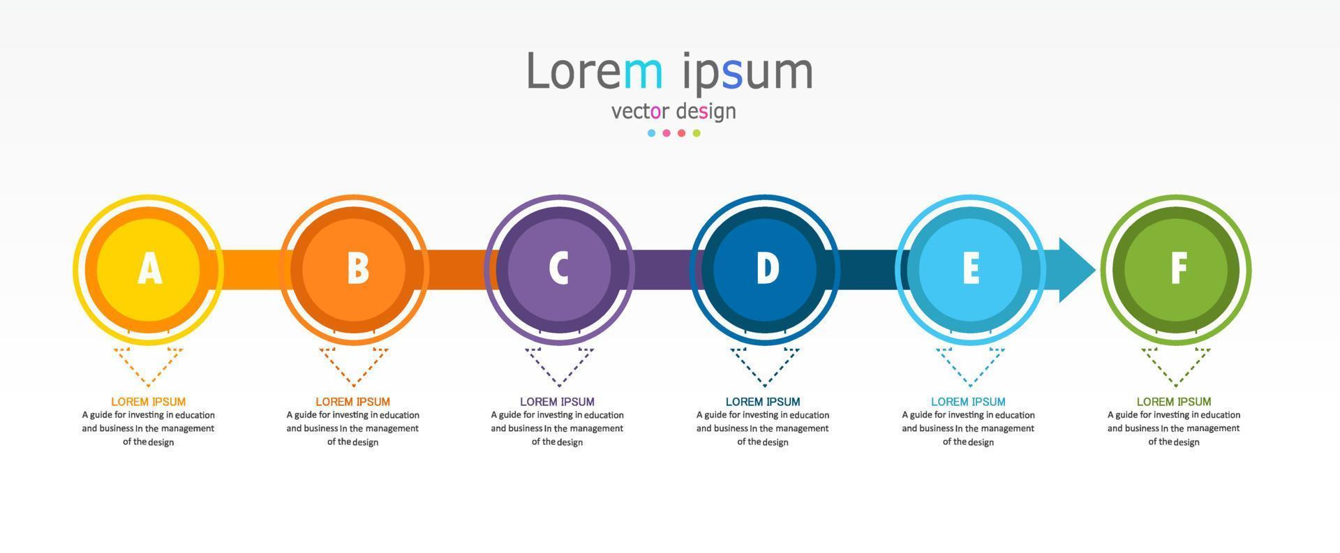 timeline infographic template Presentation business idea with icons, options or steps. infographics for business ideas Can be used for data graphics, flowcharts, websites, banners. vector