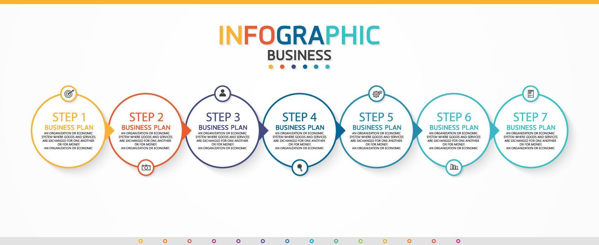 Ready-made infographic label template. option or step icon infographics for business ideas It can be used in education, flowcharts, presentations, websites, banners. vector