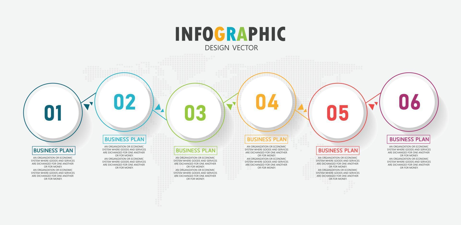 timeline infographic template Presentation business idea with icons, options or steps. infographics for business ideas Can be used for data graphics, flowcharts, websites, banners. vector