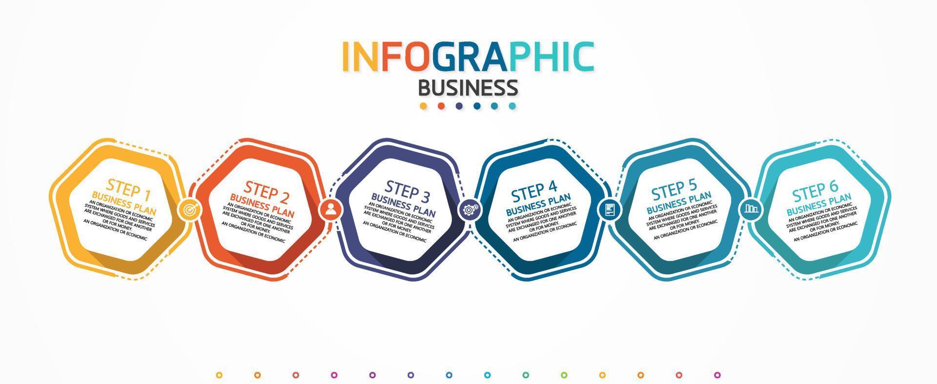 plantilla de etiqueta de infografía vectorial con opciones de icono o infografía de pasos para presentaciones de ideas de negocios que se puede utilizar para gráficos de información, presentaciones, sitios web, banners, medios impresos. vector